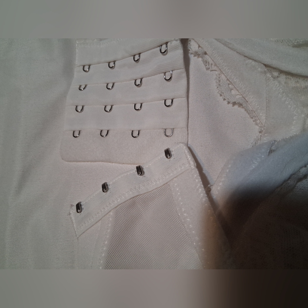 Hsia 46DD White Lace Underwire Bra - Like New / EUC - Picture 4 of 6